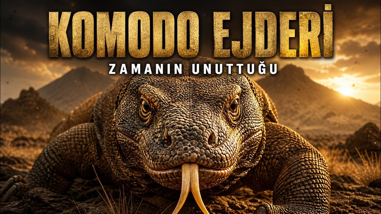 KOMODO EJDERİ: Volkanik Adaların Sessiz Avcısı | Kısa Doğa Belgeseli