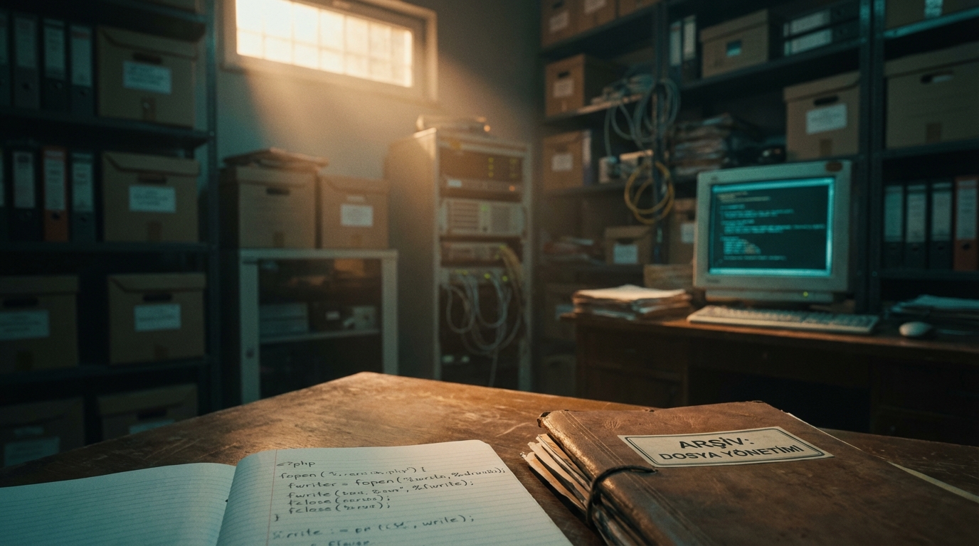 PHP Dosya İşlemleri: Okuma, Yazma ve Dosya Yönetimi